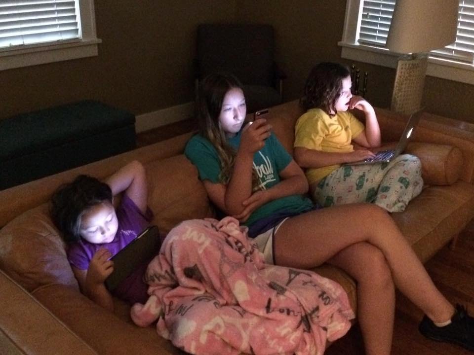 And we wonder what the internet did to newspapers. Monday morning at the Hartley Home in Brookside.
