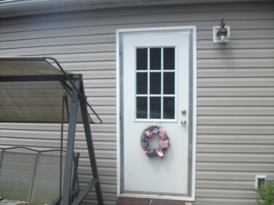 This is my old back door...