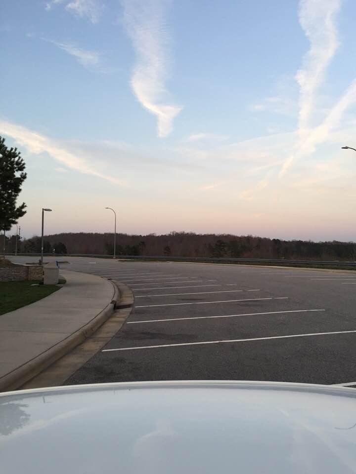 Wierd...driving home from ESPN3 softball game today in VA. Stop at rest area on I73 in N.C. ABSOLUTELY NOBODY HERE, not one car. Almost like a episode from the TWILIGHT ZONE, but it’s only 7:30 pm. Back on the road ........