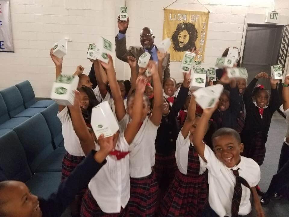 Had fun at Dixon Total Touch today teaching the children about saving.