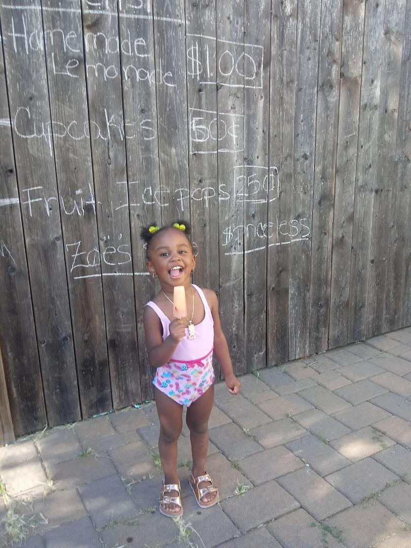 My 2nd Granddaughter Homemade Stand