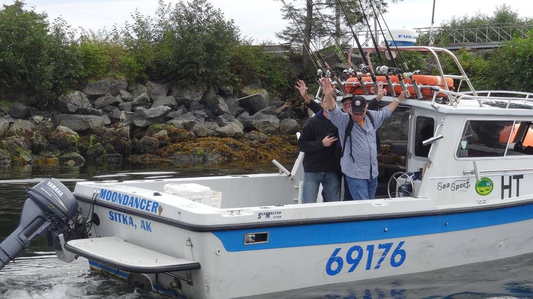 Return to port after a successful Salmon/ Halibut fishing trip. (50 Lbs of fish!)