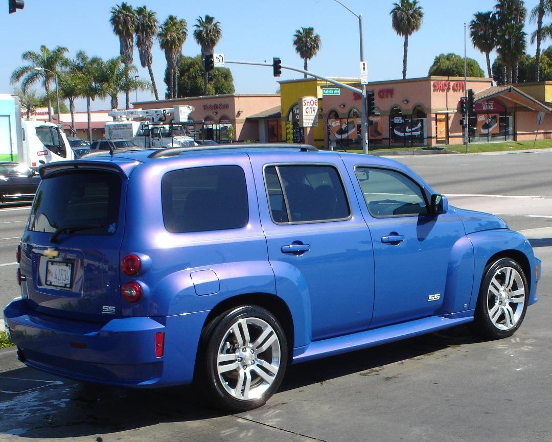 The 2008 Chevrolet HHR SS yesterday at the car wash. Today, with 43,030 miles on her and 21 months after I purchased the car in Colorado, I paid her off today and she is now ALL mine! YAY!!!!
