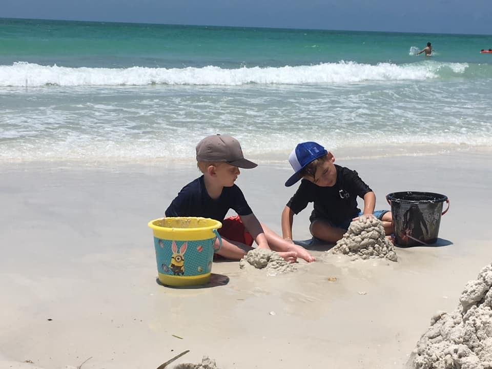 Nothing better on Mother’s Day than Anna Maria Island and building drip castles with grandsons. Happy Mother’s Day!
