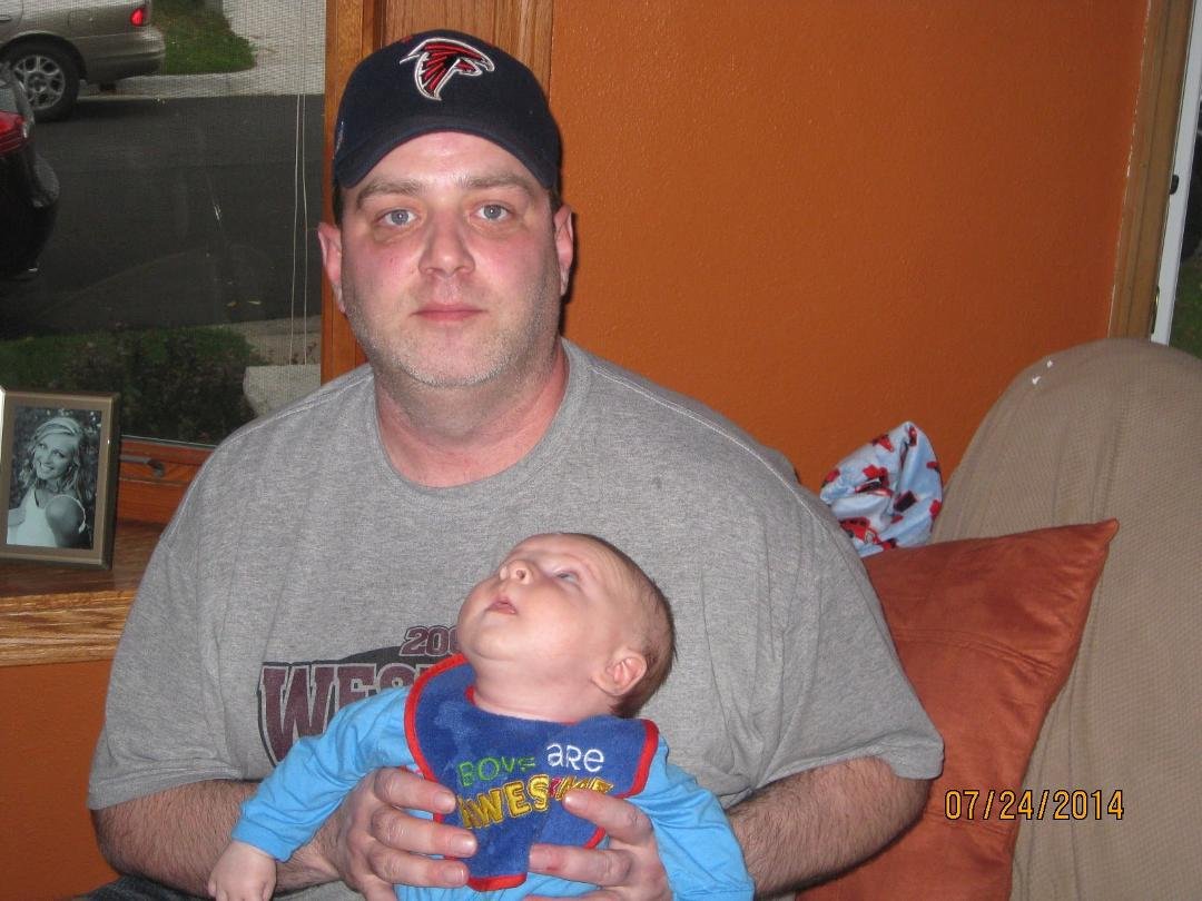 this is my great nephew and he really looks up to me