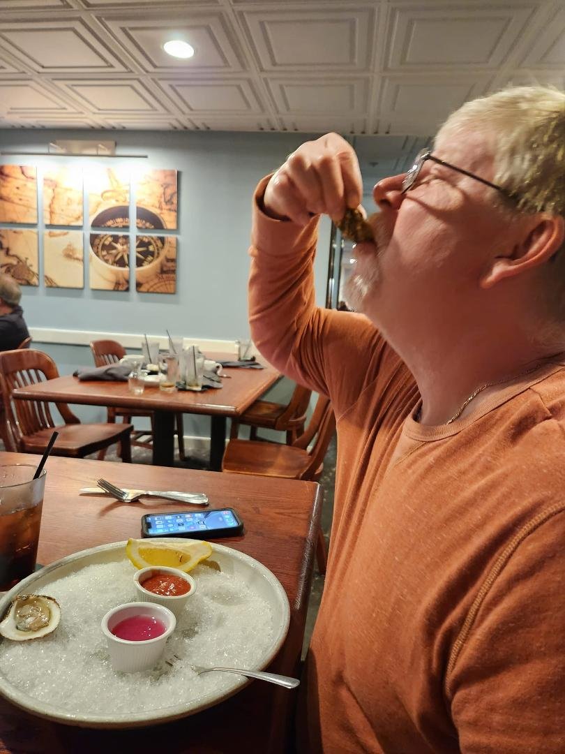 Oysters! First of birthday dinner photos