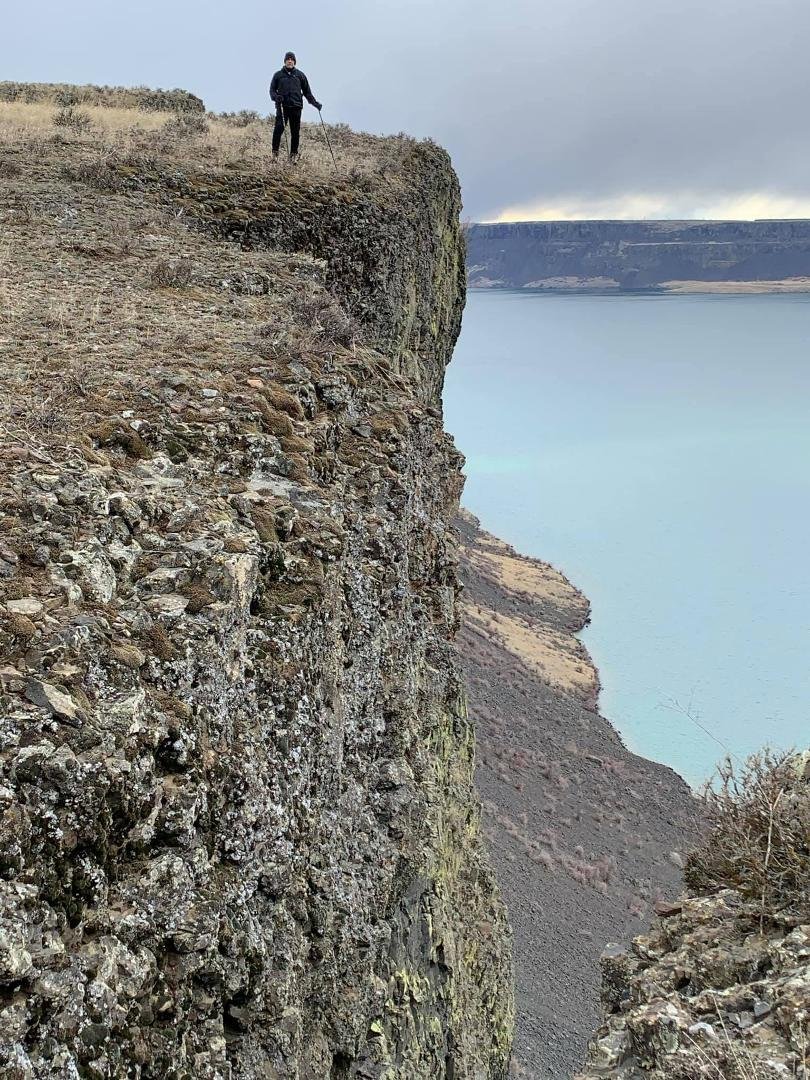 Hiking in Steamboat Rock State Park recently. Beautiful scenery