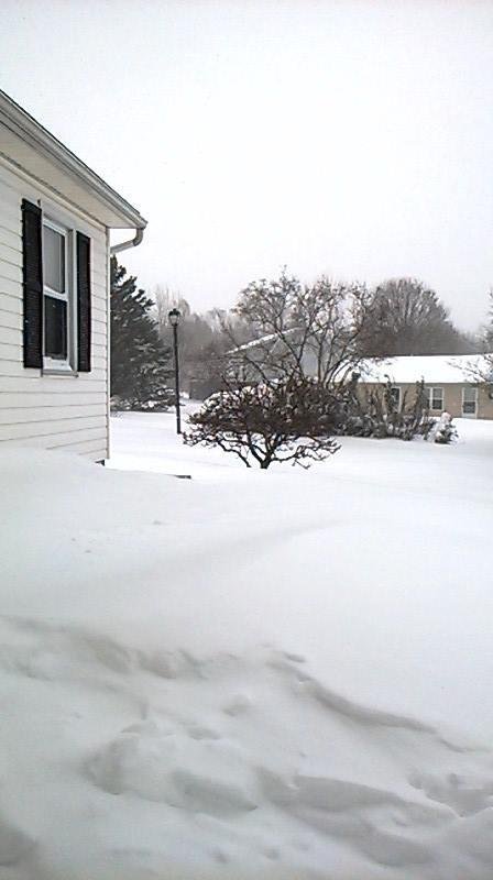 From our front door in West Henrietta