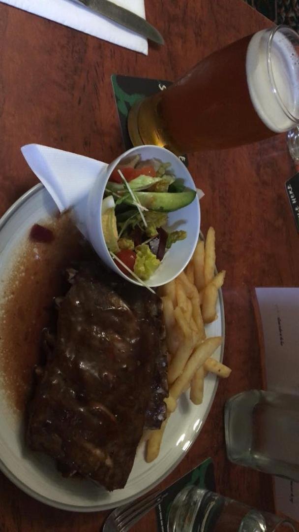 Pork ribs a la Tasmania.