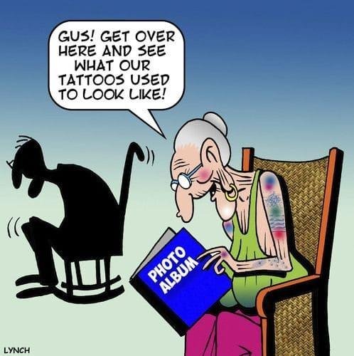 For The Aging "Body Art" Folks.....