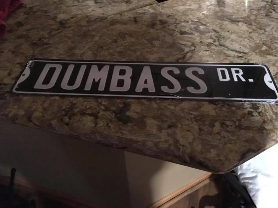 My husband has a new sign for is business.