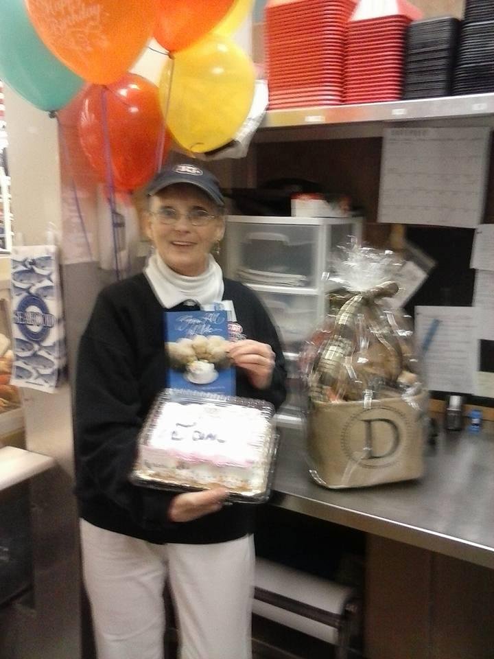 63rd birthday at work they really surprised me.I love and miss my iga family