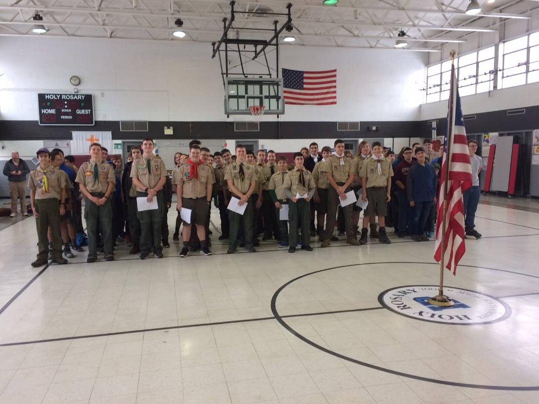 Had a great turn-out for district First Aid rally today.