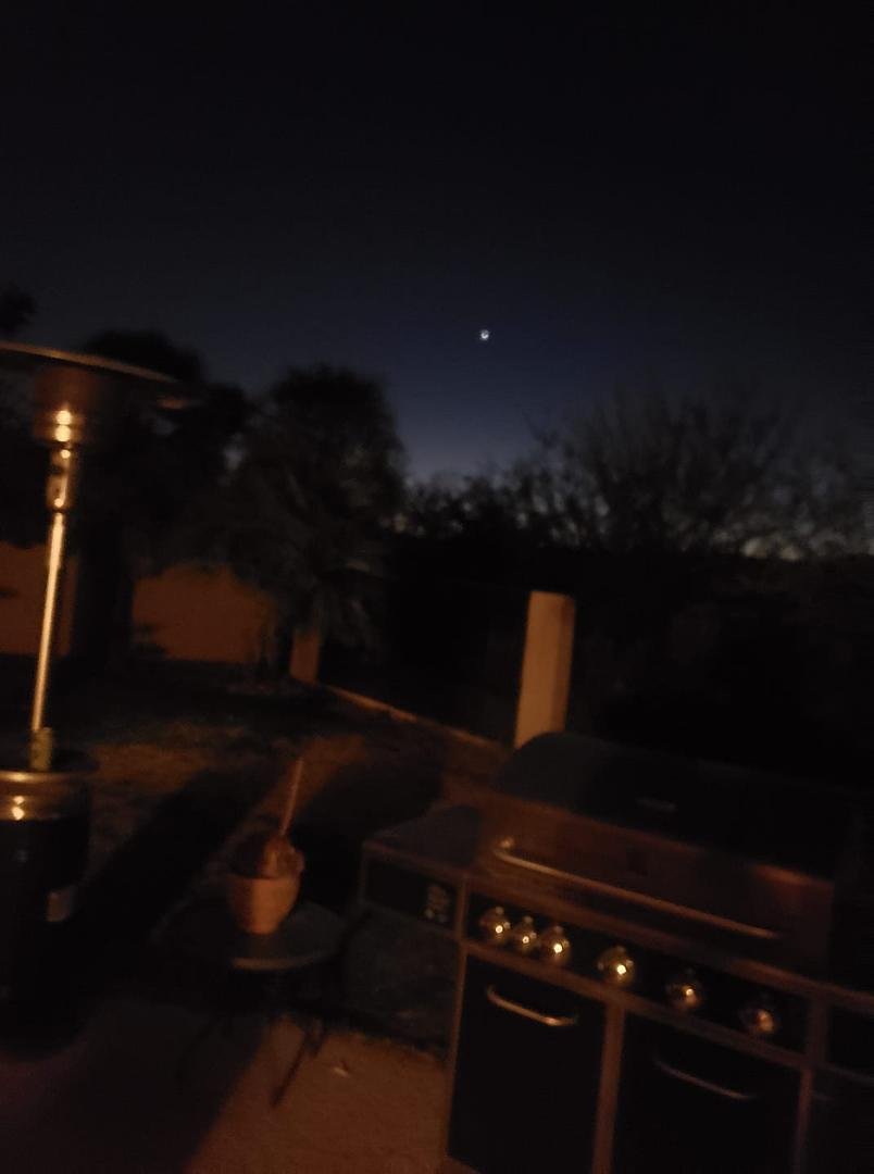 The Star of Bethlehem tonight from the back yard. Very bright and pretty!