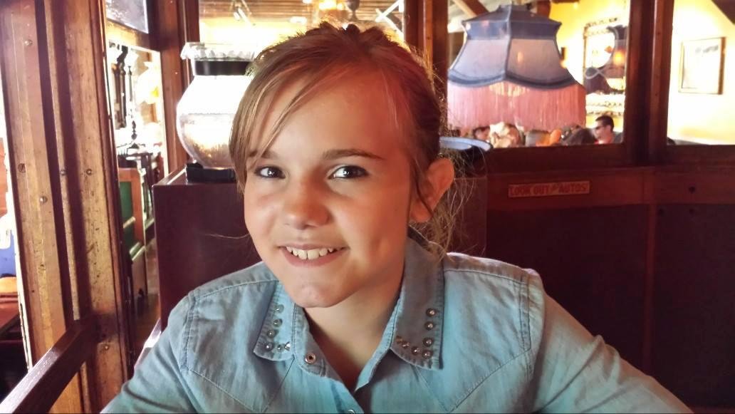 On a date with my now 12 year old daughter....
