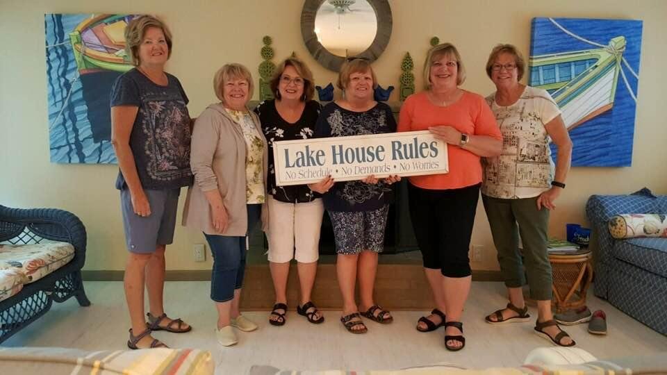 Club girls misbehaving at Lake Geneva