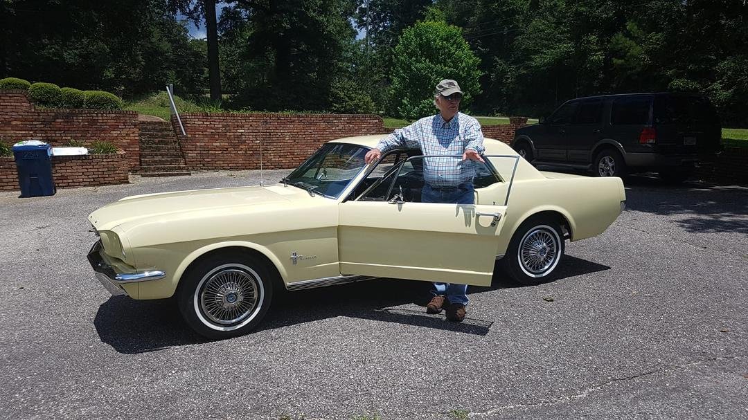Great MawMaws 1966 Mustang fully restored. Looks amazing.