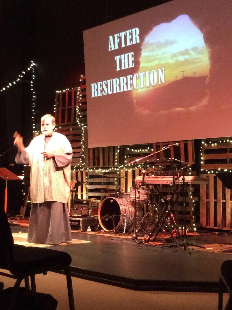 John the Apostle joined us this morning.