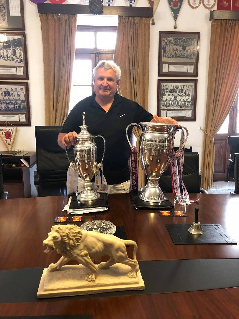 Well get to raise the Cup one more time for Valletta FC. Thanks to my cousin Charlie
