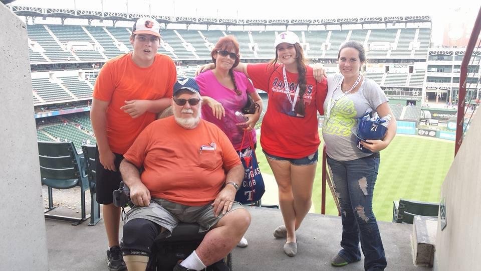 Enjoyed our time at the game. Rangers won!