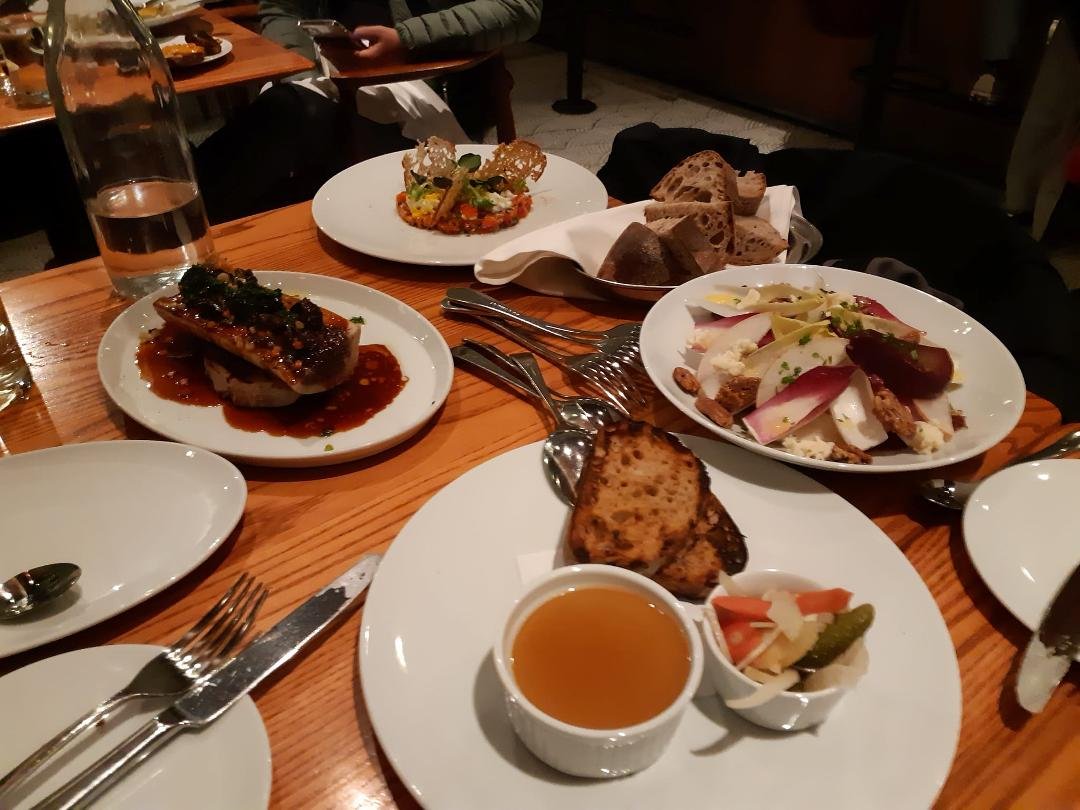 My children, Ryan Gero and Chloe Gero took me out for a wonderful dinner at "Monarque". We shared 4 starters and then shared a ribeye steak from PEI. Highly Recommend. Thanks to y'all for your birthday wishes. I'm thankf