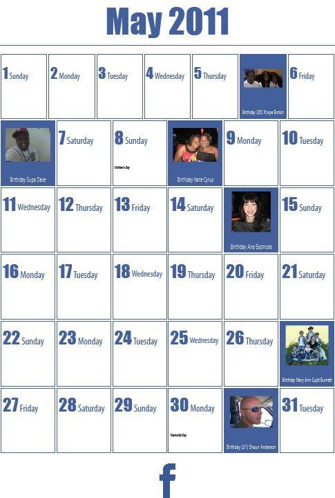 Anthony Johnson's album, 2011 Calendar