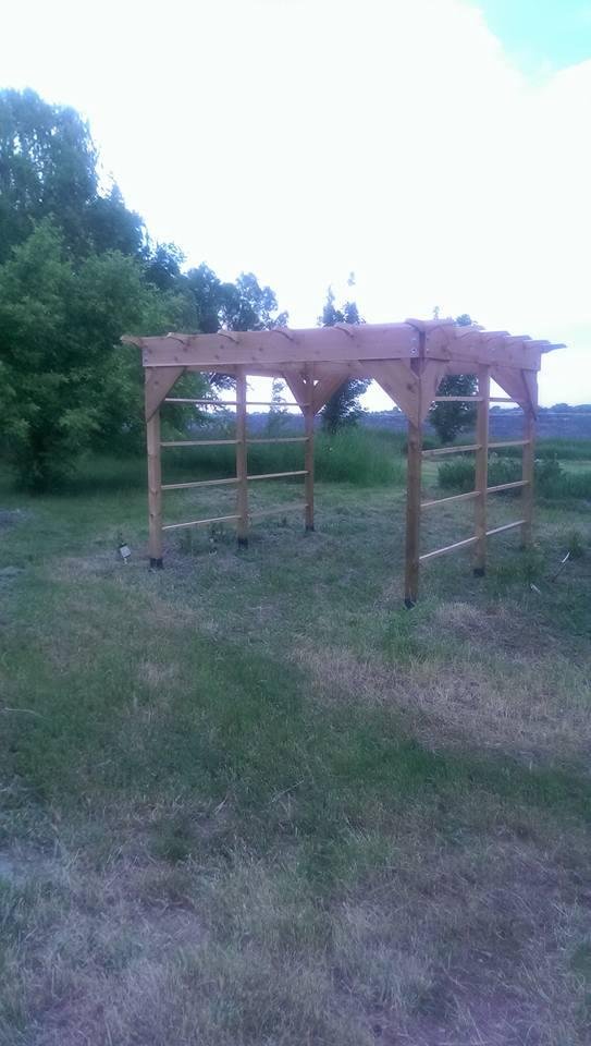 New pergola complete