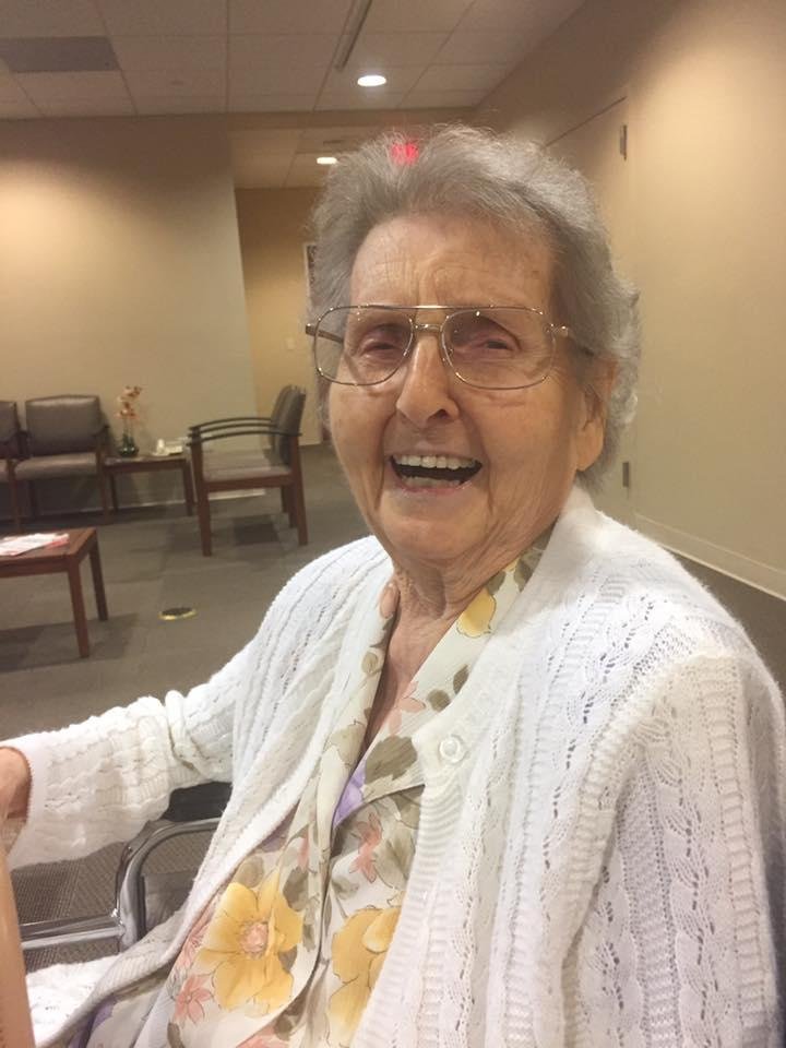 My stepmom Pauline will be 100 years on June 1. What a blessing!