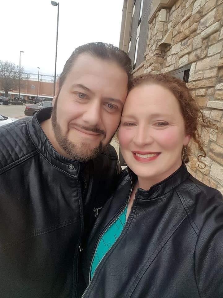 My beautiful daughter and her husband. I love you both with all my heart.
