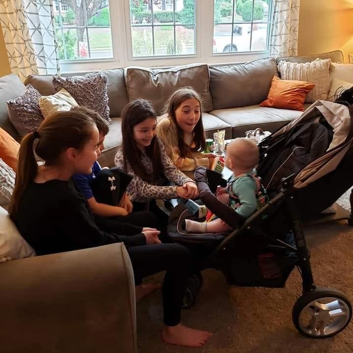 Faye entertaining her fans