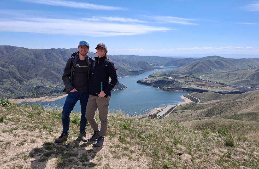 Paul, and Abbi finishing up at Boise State, home for a visit, then on to....