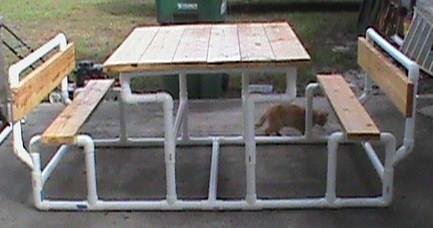 got my PVC Picnic Table done.
