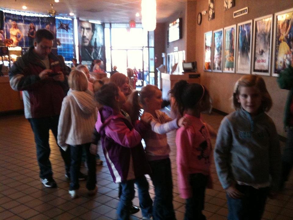 Went with my granddaughter Hannah & the Brownie Girl Scout Troop to see the new Alvin & the Chipmunk movie on Saturday morning.