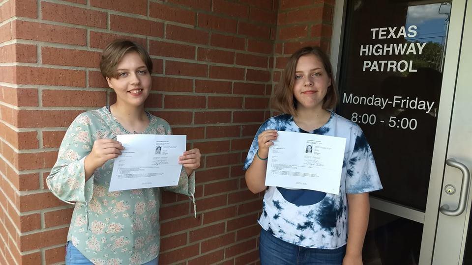 My grand-daughters got their learners permits to drive. Better watch out..