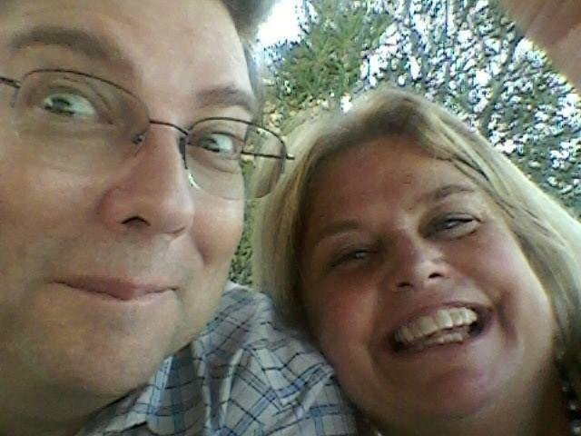 Waiting for the Clint Black concert with John Trevathan. The tickets are 5th row center! Its nice knowing Clint's mother in law!!! Great perks