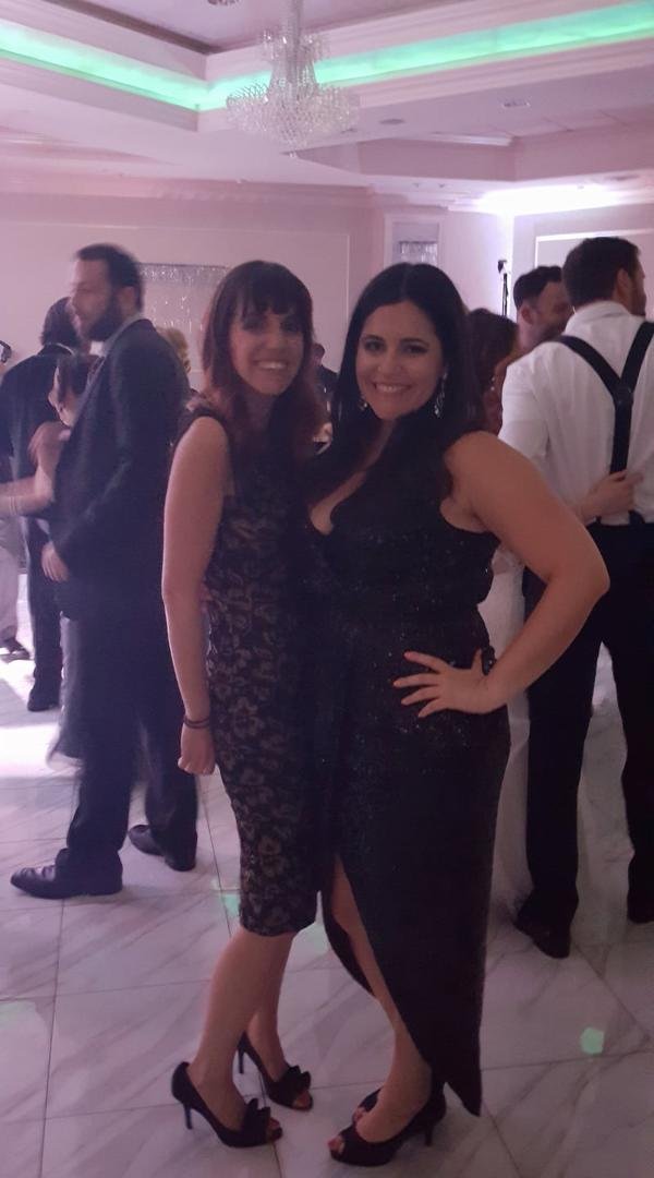 My two girls looking beautiful at the wonderful Solomon wedding!
