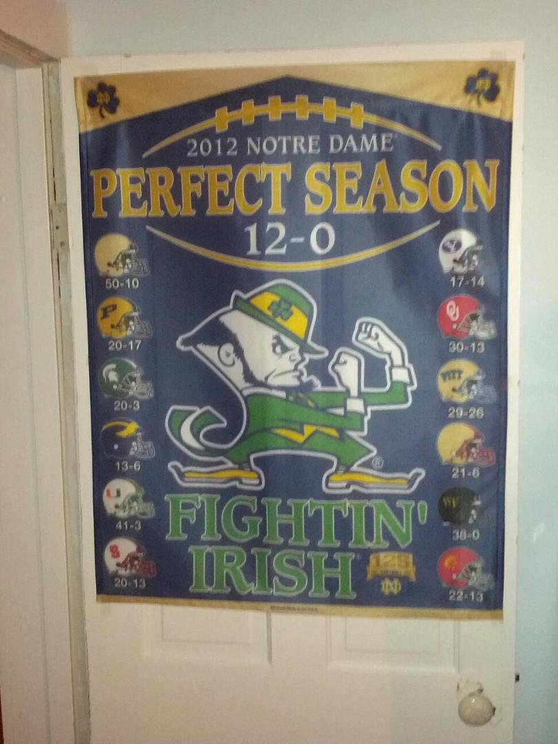 This awesome banner has found a home at the entrance to my Man Cave!!!