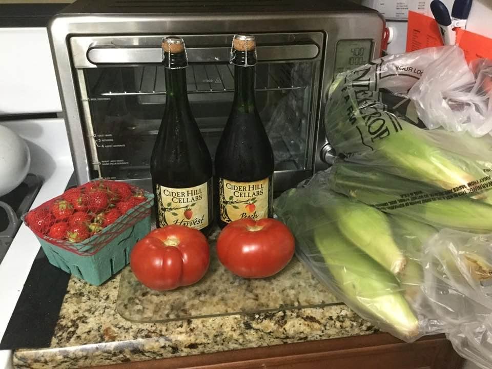 Early morning trip to Tendercrop Farms, Newbury and Cider Hill Farm, Amesbury for some goodies.