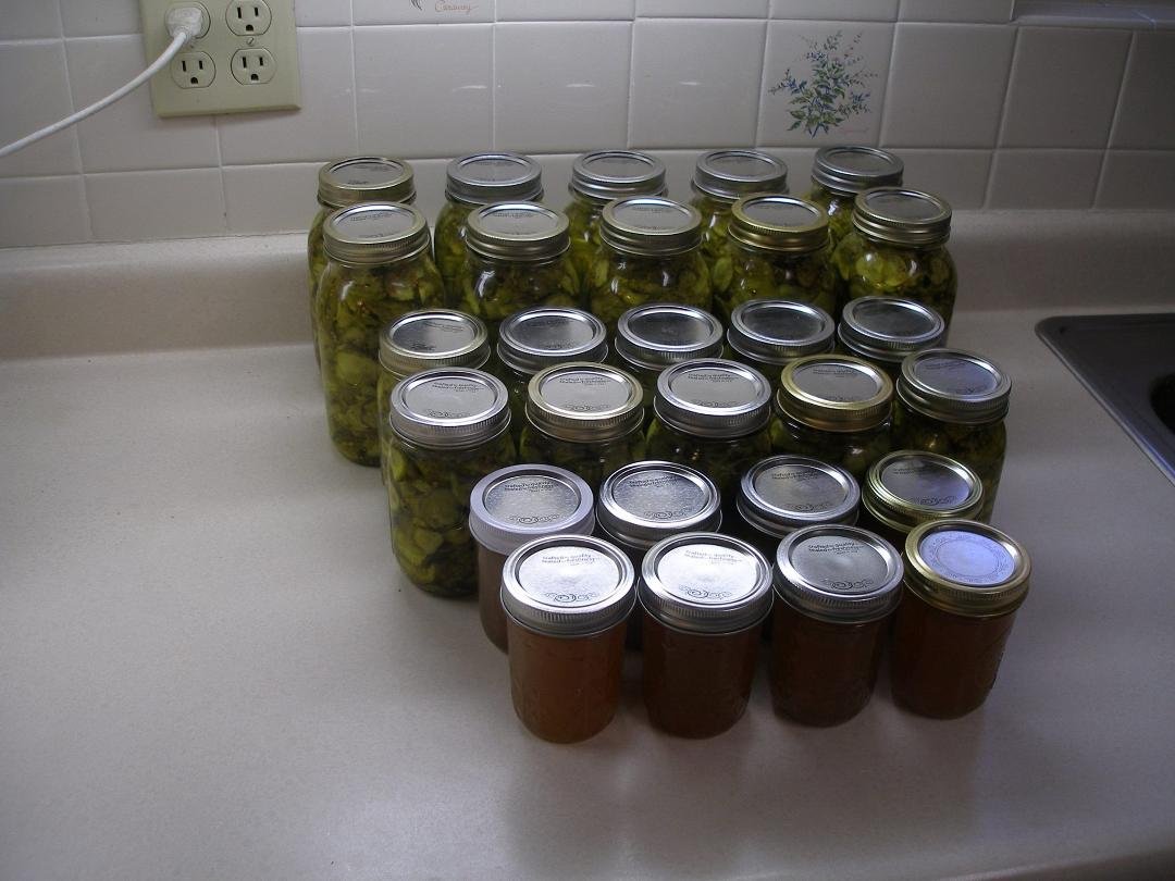 Gina Blea this is my recent pickling, apricot jam effort that I talked about at rehab. :) Sorry, when I tried earlier to post it, I couldn't find it and Dean just today had time to find it for me.