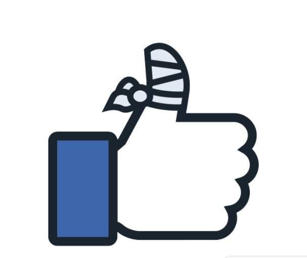 This FB photo is annoying. Can't FB do better than a bandaged thumb, for goodness sake. They make boat loads of money, hire a better graphics designer...