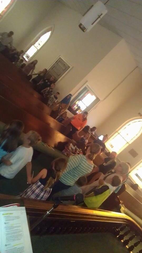 Praise God! Our church is full and filled with precious children, a gift from God!!! We are having such a great time learning about God!!!