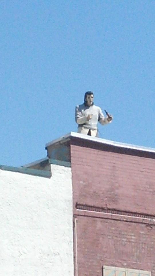 Elvis watches over Nashville