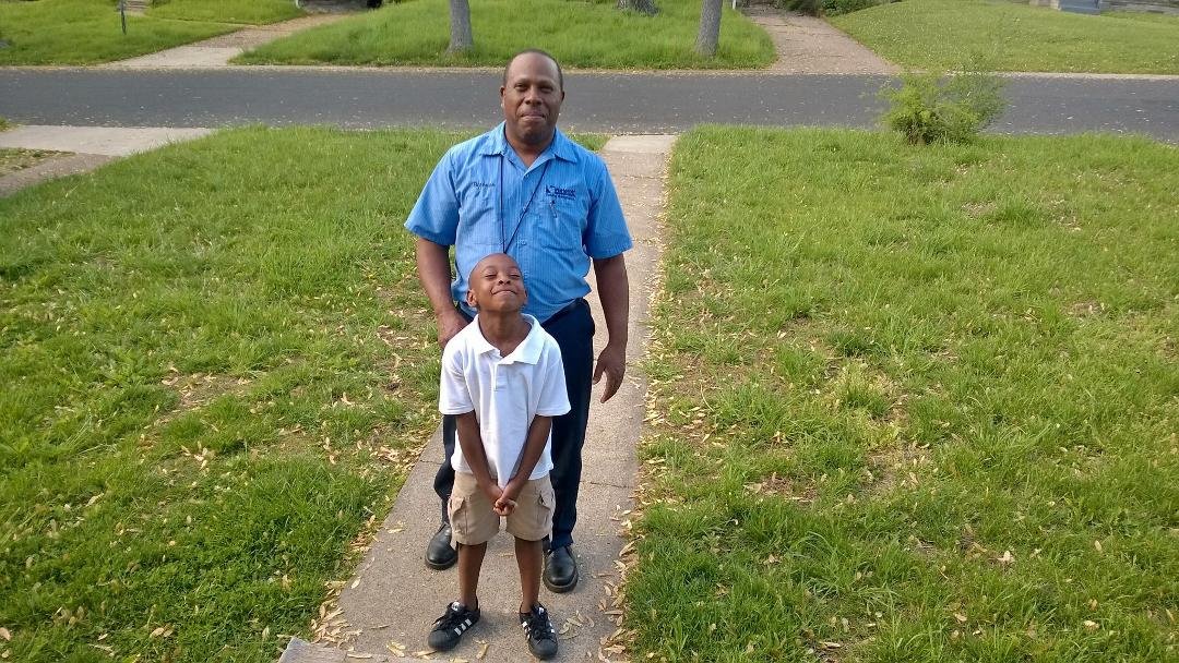 My son and me cool 😎