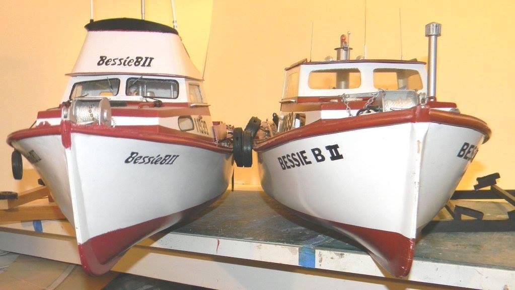 Two versions of the same boat. 17 yrs apart. Originally my fathers and percased by me in 1980