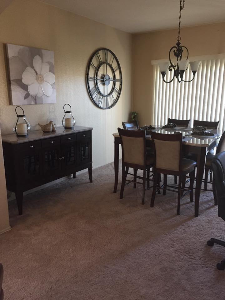 Our new dining room. Still in progress, but getting there