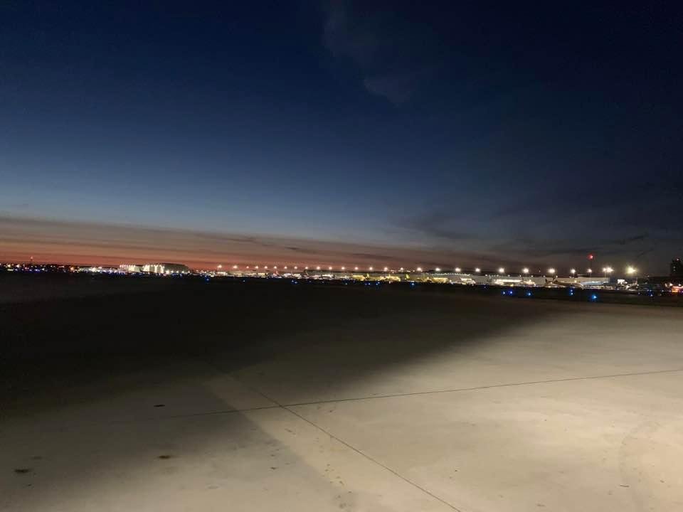 0500 and this is the day. The days get shorter now