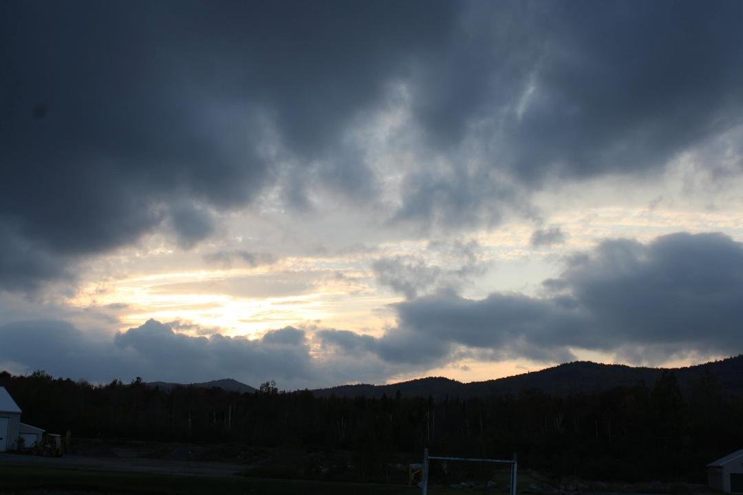 Sunset was so beautiful in Greenville Maine!