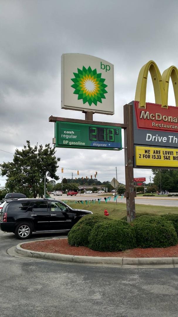 Had to come to Darlington, South Carolina so I could afford to fill my car with gas.