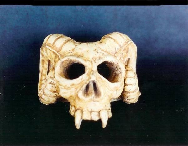 Ceramic Sculpture- 'Azag-Thrull'- created by Jay norton- -this piece was stolen along with alot of other artwork n jewelry I made, so all parties who have had any contact of the slightest with these relics or are in possesi