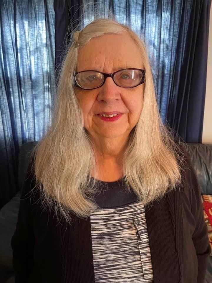 Decided to have a picture of my co-vid hair while it is still long and still blonde. We are so happy we finally got our first shot of vaccine this week in Hagerstown.